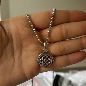 Kendra Scott Silver Celtic-Inspired Necklace